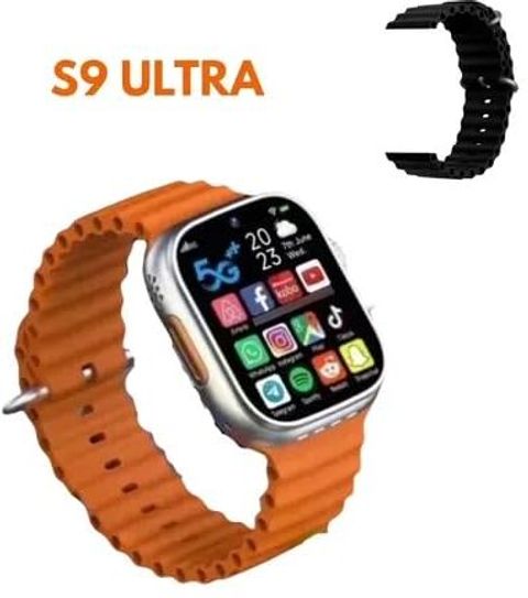 SEHUB S9 Ultra 5G Smartwatch SIM | 2.0â AMOLED | 4GB RAM 64GB | Dual Camera Smartwatch (Orange Strap, 49MM) - Image 3
