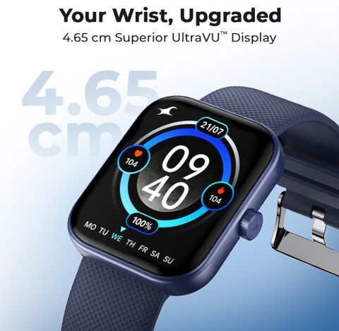 Fastrack Smart Revoltt S1 Smartwatch (Blue Strap, Free Size) - Image 7