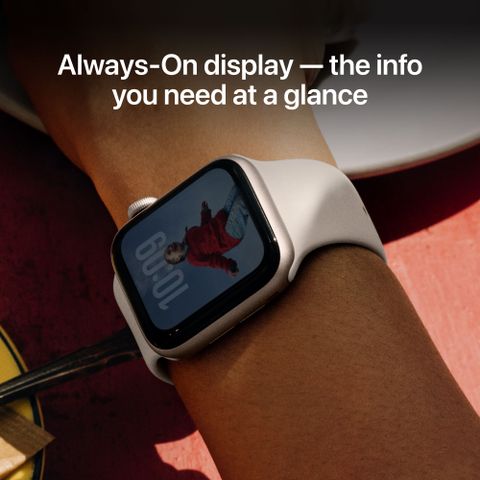Apple Watch SE 3(2025) GPS 44mm Midnight Aluminium Case Midnight Sport Band - S/M (Midnight Strap, Small/Medium) - Image 5
