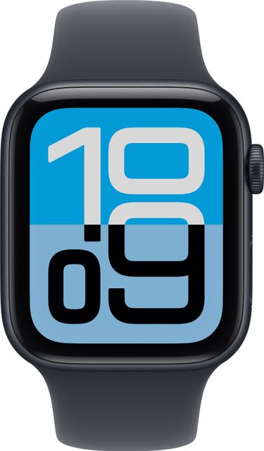 Apple Watch SE 3(2025) GPS 44mm Midnight Aluminium Case Midnight Sport Band - S/M (Midnight Strap, Small/Medium) - Image 3