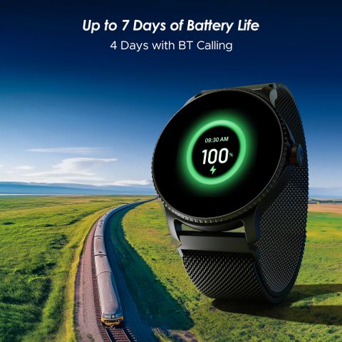 boAt Lunar Discovery Emergency SOS Smartwatch, 1.39 - Image 8
