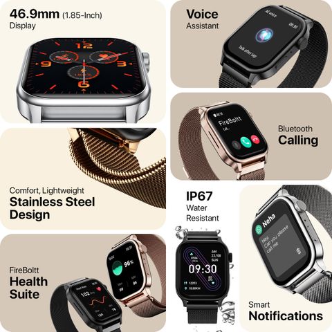 Fire-Boltt Rise Luxe 2026 BT Calling 47mm Smartwatch - Image 7