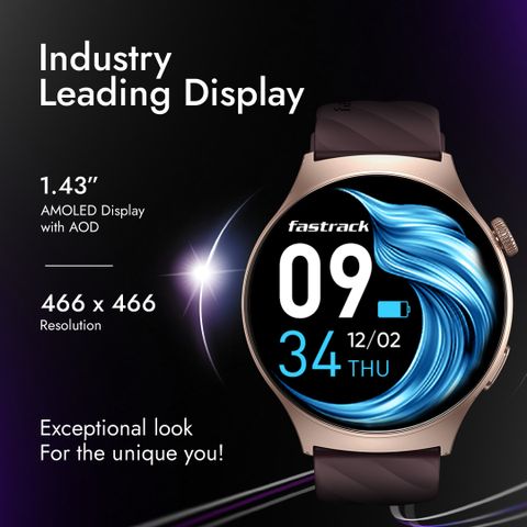 Fastrack Optimus Pro 1.43" AMOLED BT Calling Smartwatch (Green) - Image 6