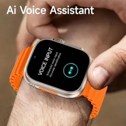 SEHUB S9 Ultra 5G Smartwatch SIM | 2.0â AMOLED | 4GB RAM 64GB | Dual Camera Smartwatch (Orange Strap, 49MM) - Image 4