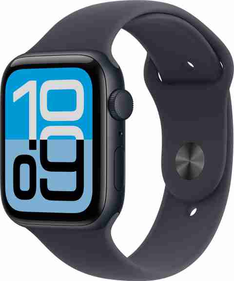 Apple Watch SE 3(2025) GPS 44mm Midnight Aluminium Case Midnight Sport Band - S/M (Midnight Strap, Small/Medium) - Image 2