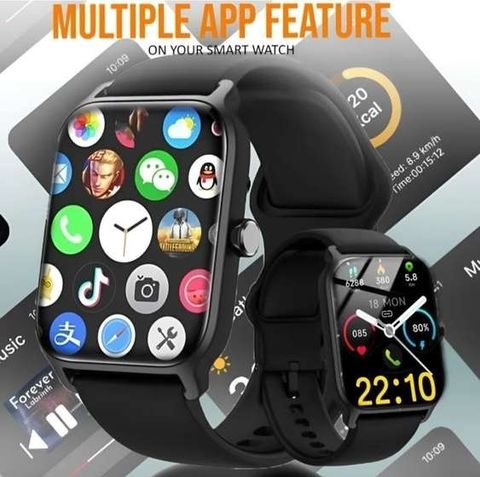 Vedaantron A1 Full Touch Smartwatch for Women | Elegant Digital Watch for Girls Daily Use Smartwatch (Black Strap, Free Size) - Image 8