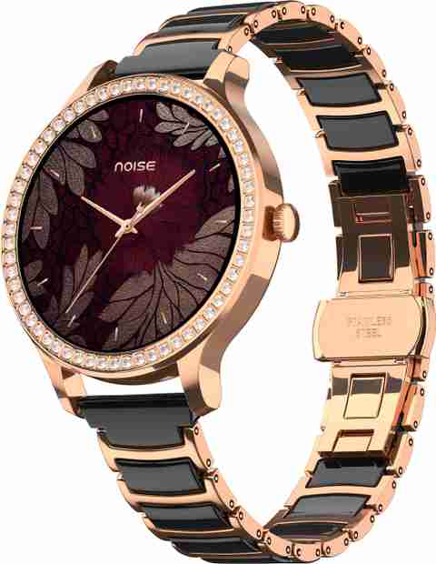Noise Diva Araya Smartwatch (Rose Gold Ceramic Strap, Regular) - Image 2