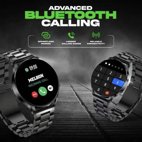 Storia Active Smartwatch, Black Strap, Free Size - Image 4