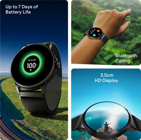 boAt Lunar Discovery Emergency SOS Smartwatch, 1.39 - Image 6