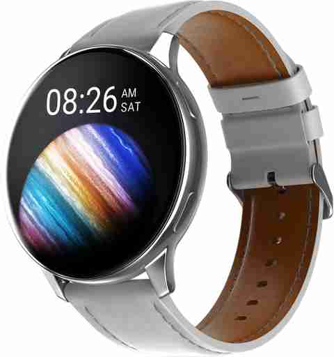 Noise Vortex Plus, 1.46'' AMOLED Display, BT Calling, Sleek Metal Finish Smartwatch (Classic Grey Strap, Regular) - Image 5