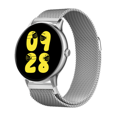 Fire-Boltt Ninja Talk Metal Edition Smartwatch (Silver SS Strap, 1.39) - Image 5