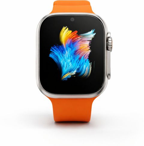 Softline Pro Android Smartwatch 5G, Terracotta Orange Strap - Image 6