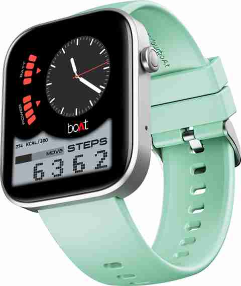 boAt Storm Call 3 Smartwatch, 1.83" HD Display, Mint Green - Image 5
