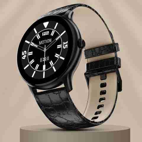 Fire-Boltt Ninja Talk 35.3mm (1.39) Round Bluetooth Calling Metal Body,120 Sports Modes Smartwatch (Black Classic Strap, Free Size) - Image 5