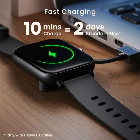 TECHIO H9 PRO MAX SMART WATCH Smartwatch (BLACK Strap, FREE) - Image 7