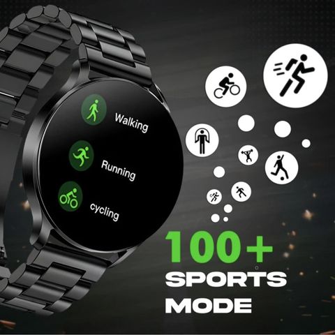 Storia Active Smartwatch, Black Strap, Free Size - Image 5