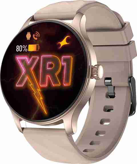 Fastrack Revoltt XR1-1.38|BT Calling|Fast Charge|100+ Sports Mode|IP68|Calculator|Fashion Smartwatch (Beige Strap, Free Size) - Image 5