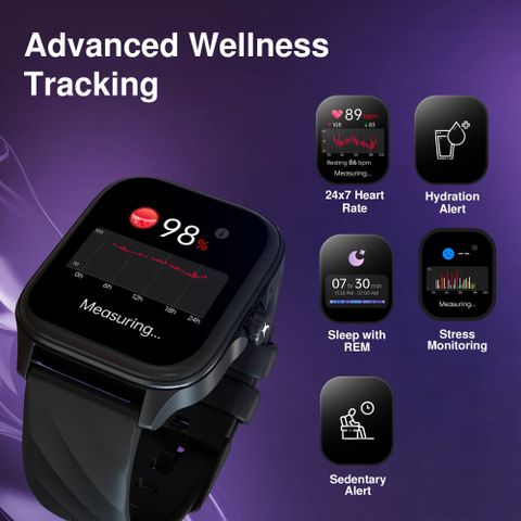 Fastrack Revoltt Pro 1.97" AMOLED Smartwatch (Beige Strap) - Image 7