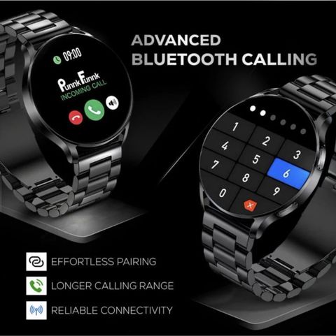 Storia Active Smartwatch, Black Strap, Free Size - Image 7