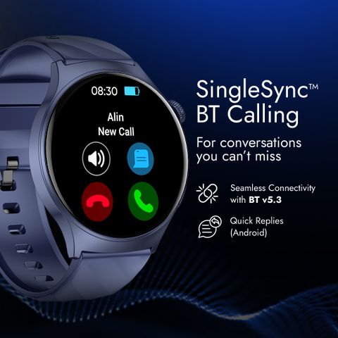 Fastrack Optimus Pro 1.43" AMOLED BT Calling Smartwatch (Green) - Image 7