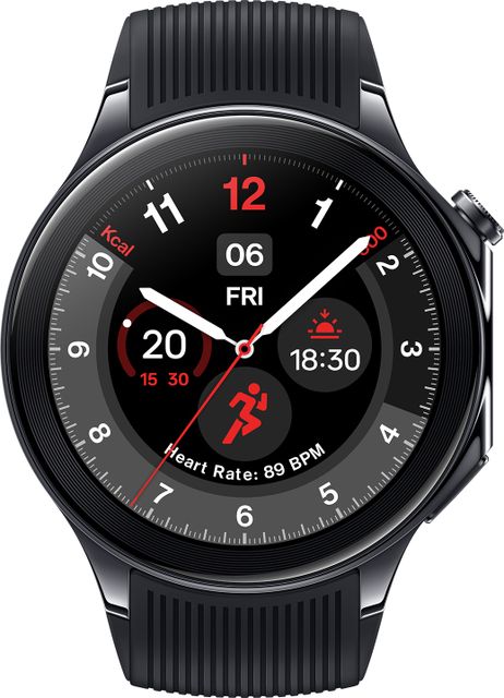 OnePlus Watch 2 Smartwatch, Black Strap, Wear OS 4 - Image 6