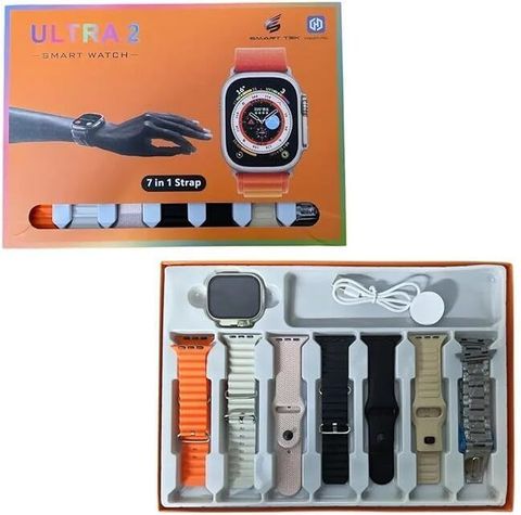 TUNEBUDDY 7in1 Multi-Strap Smartwatch Gift Edition Combo Pack with 7 Designer Straps B116 Smartwatch (Multicolor Strap, Free Size) - Image 8