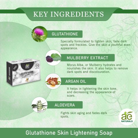 ae naturals glutathione soap Skin Whitening With Active Charcoal And Kojic Acid Buy Dermaesthetics Copper (GHK-CKU)