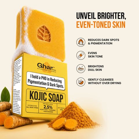 Ghar Soaps Kojic Acid Soap Pack of 3 Pack of 3 · 100 g (300 g total) - Image 6