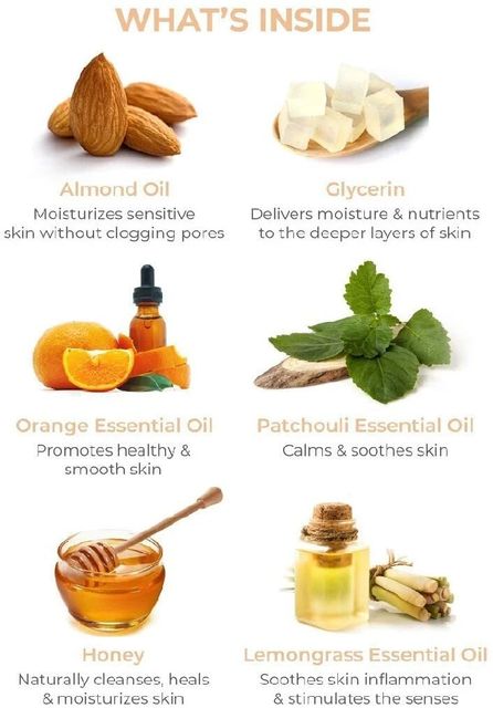 Softsens Natural Bar Soap with Honey, Orange & Natural Almond Oil 3 Soaps x 100g (300 g) - Image 5