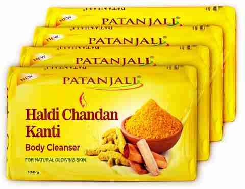 Patanjali Haldi Chandan Kanti Body Pack of 4 · 150 g (600 g total) - Image 5