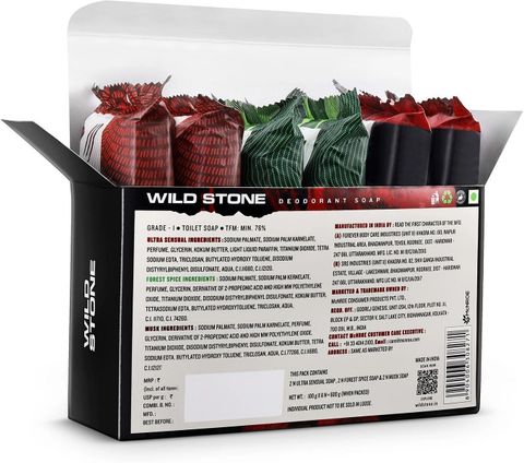 Wild Stone Soap Combo (Ultra Sensual, Forest Spice, Musk) (6 x 100 g) - Image 8