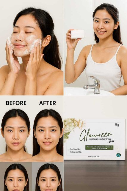 GLOWREEN Glutathione Skin Brightening Soap