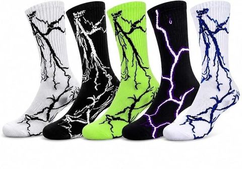 ManusE Men & Women Self Design Calf Length Socks (Pack of 5) - Image 8