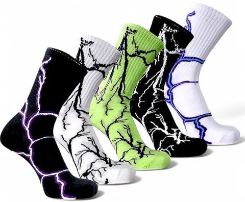 ManusE Men & Women Self Design Calf Length Socks (Pack of 5) - Image 6