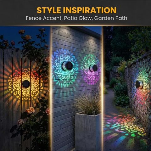 Buzzomart Solar Mandala Wall Light Pack of 2 - Image 7