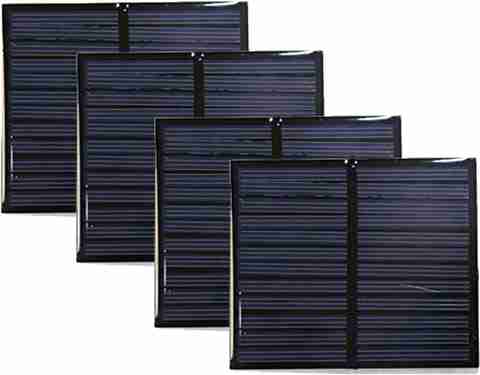 ambert 6V 1W Mini Solar Panel 70x70mm 75mA (Pack of 4) - Image 2