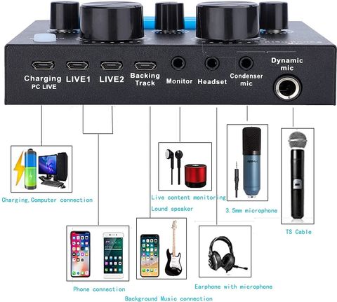 KH Sound Card with Voice Changer for Podcasting - Image 7