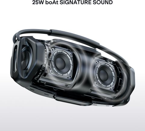 boAt Stone 510 25 W Bluetooth Speaker (Midnight Black, Stereo Channel) - Image 7