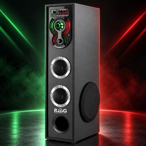 RZG Q-133 DJ High Bass Tower Speaker 120W Bluetooth Party Speaker - Image 5