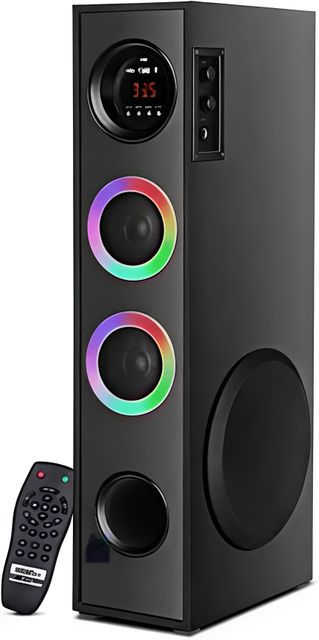 Sainitone ST-5 DJ 120W Bluetooth Home Theatre (Black, 3 Channel) - Image 3