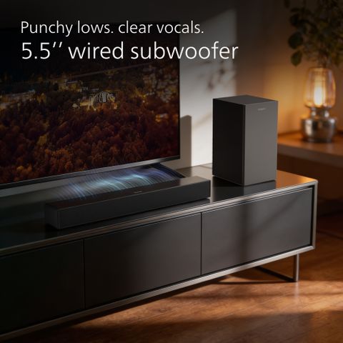 Philips TAB4321 120W Bluetooth Soundbar (Black, 2.1 Channel) - Image 7