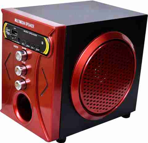 Palco M650 Wireless Bluetooth Speaker, 10W, Red/Black - Image 2