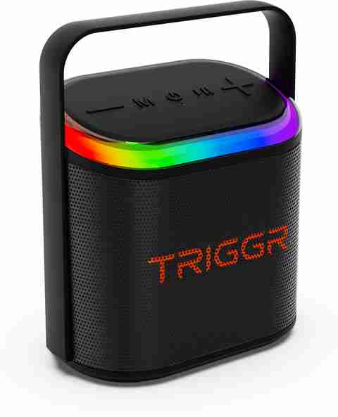 TRIGGR Roar 20 with RGB Lights, Metal Mesh, TWS & FM Mode, 7H Playtime, BT v5.4,20W 20 W Bluetooth Speaker (Black Eclipse, Mono Channel) - Image 5