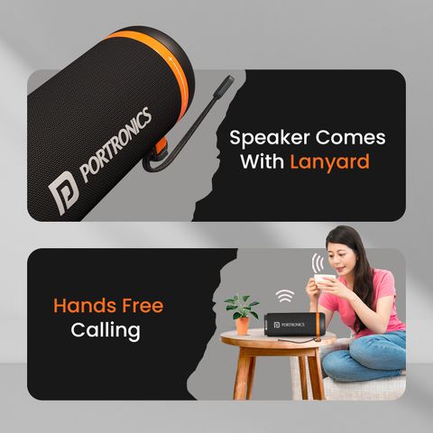 Portronics Breeze 7 15W Bluetooth Speaker (Black) - Image 4