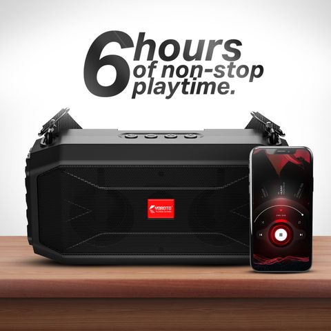 YOROTO 20W Wireless Bluetooth Speaker (Black, Stereo) - Image 4