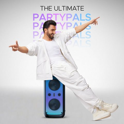 boAt 300 / 320 with Flame LEDs & Up to 6 hrs Playtime 120 W Bluetooth Party Speaker (Premium Black, Mono Channel) - Image 8