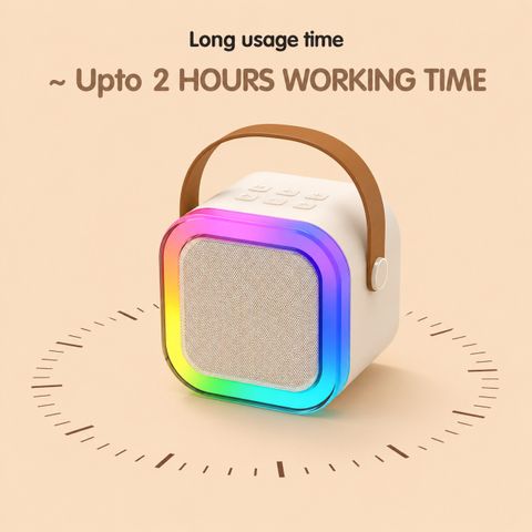 YGM Acoustic Foams - Portable Karaoke Kids Speaker, 5-6 Hrs Playtime, 5W Bluetooth Party Speaker 5 W Bluetooth Party Speaker (Multicolor, 2.1 Channel) - Image 5