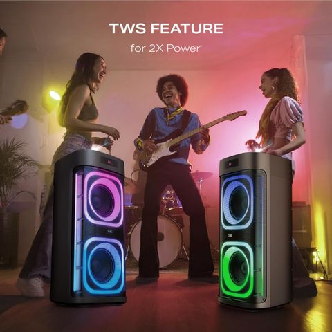 boAt PartyPal 700 300W Bluetooth Party Speaker (Space Black) - Image 5