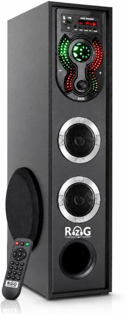 RZG L-2 DJ High Bass Tower Speaker Bluetooth Speaker 120 W Bluetooth Party Speaker (Black, 2.1 Channel) - Image 6