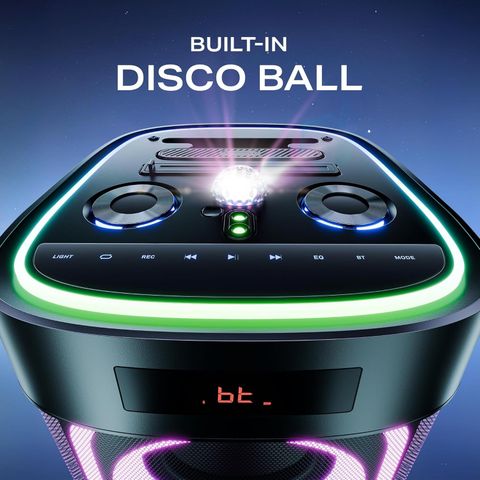 boAt PartyPal 700 300W Bluetooth Party Speaker (Space Black) - Image 6